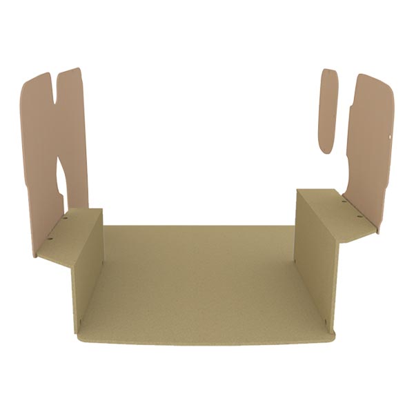 Panelado de madera Essential aglomerado + MDF / Puertas traseras incluidas équipement pour utilitaire Peugeot Bipper 2008 