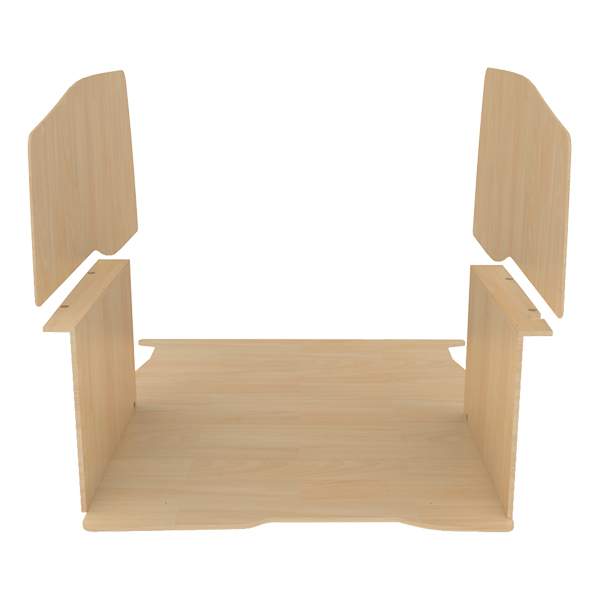 Panelado de madera Pro en contrachapado bruto équipement pour utilitaire Peugeot Partner II 2008 