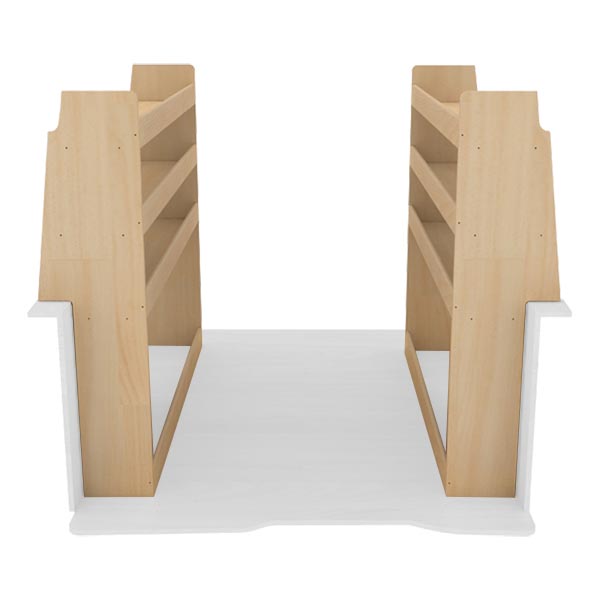 Pack de estanterías de madera équipement pour utilitaire Peugeot Partner II 2008 
