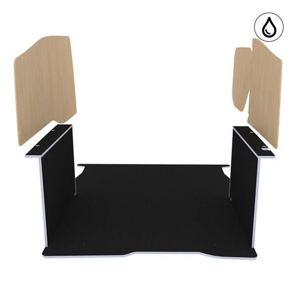 Panelado de madera Excellencia en contrachapado antideslizante + barnizado équipement pour utilitaire Peugeot Partner II 2008 
