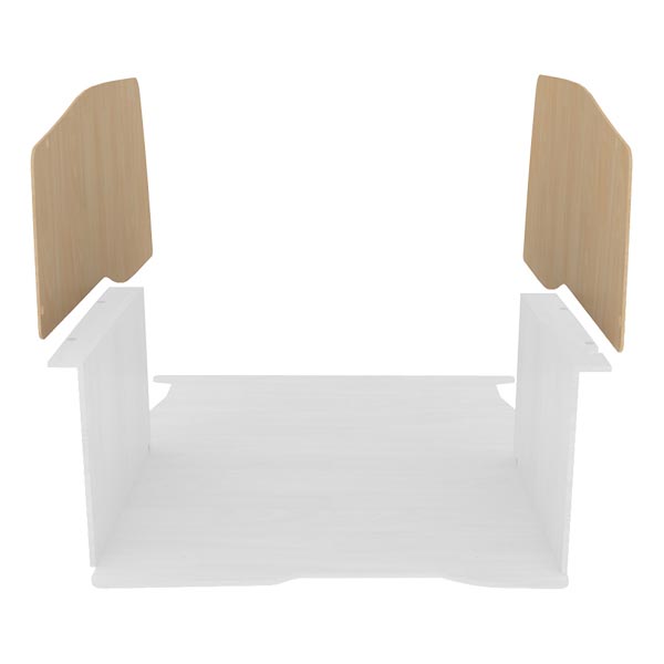 Paneles laterales de contrachapado en bruto équipement pour utilitaire Peugeot Partner II 2008 