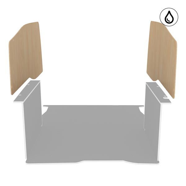 Paneles laterales de contrachapado barnizado équipement pour utilitaire Peugeot Partner II 2008 