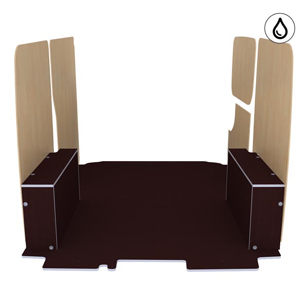 Panelado de madera Excellencia en contrachapado antideslizante + barnizado équipement pour utilitaire Toyota Proace 2013 