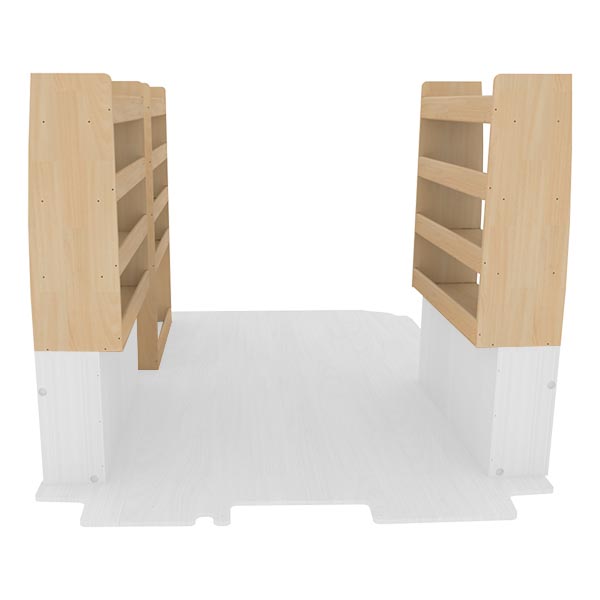 Pack de estanterías de madera équipement pour utilitaire Toyota Proace 2013 