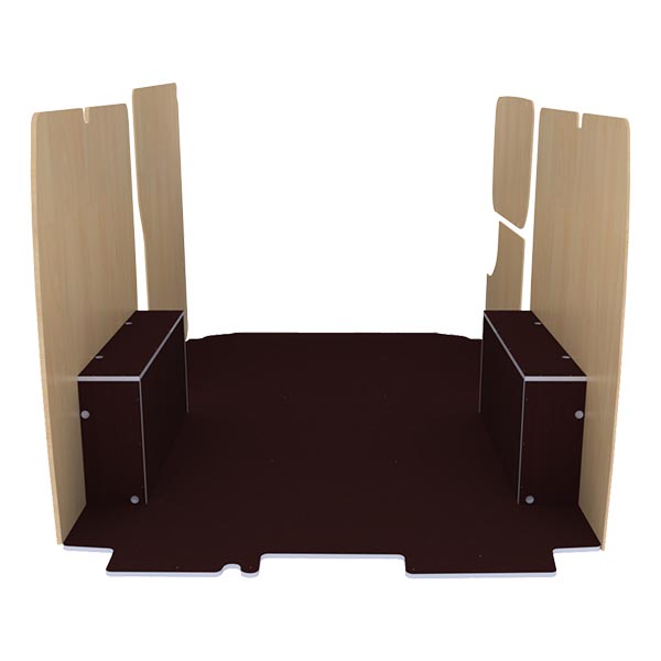 Panelado de madera Premium en contrachapado antideslizante équipement pour utilitaire Toyota Proace 2013 