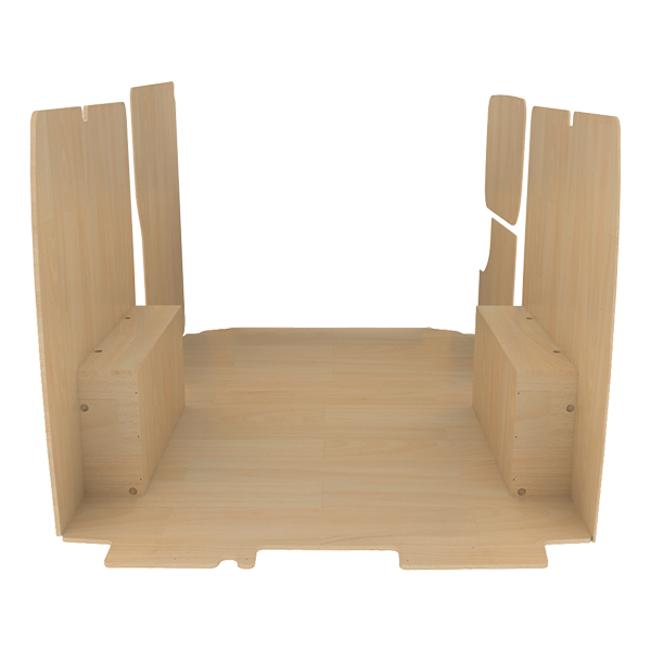 Panelado de madera Pro en contrachapado bruto équipement pour utilitaire Toyota Proace 2013 