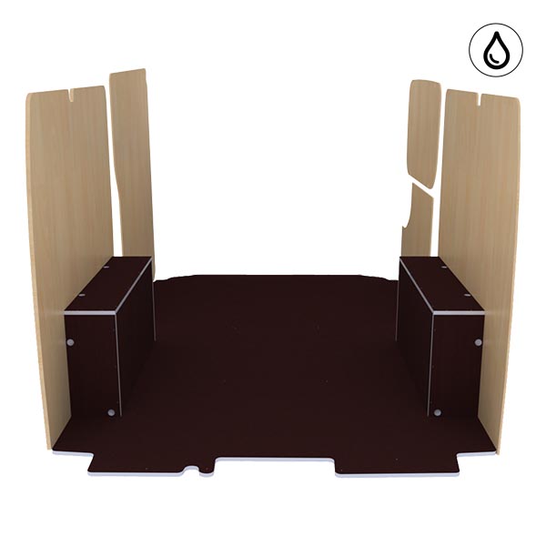 Panelado de madera Excellencia en contrachapado antideslizante + barnizado équipement pour utilitaire Toyota Proace 2013 