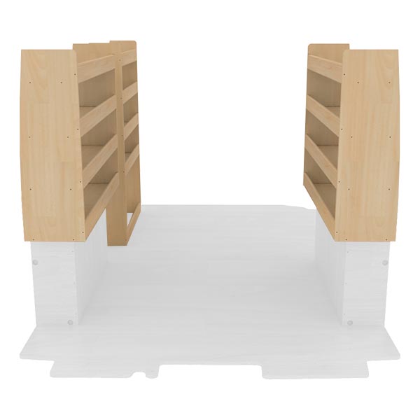 Pack de estanterías de madera équipement pour utilitaire Toyota Proace 2013 