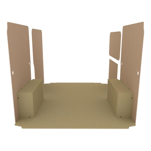 Panelado de madera Essential aglomerado + MDF / Puertas traseras incluidas équipement pour utilitaire Opel MoVano C 2021 