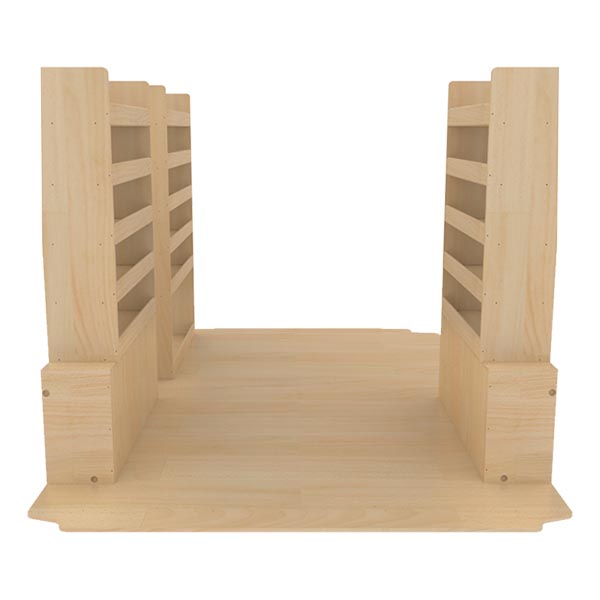 Equipamiento interior madera Optimum Pro en contrachapado bruto équipement pour utilitaire Opel MoVano C 2021 