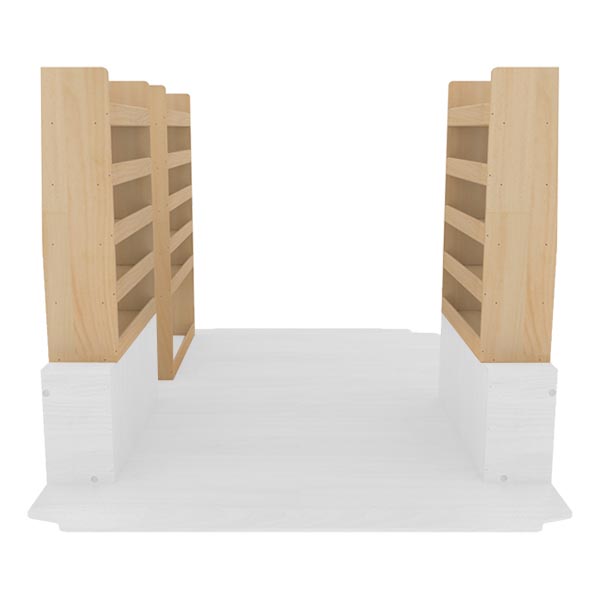 Pack de estanterías de madera équipement pour utilitaire Opel MoVano C 2021 