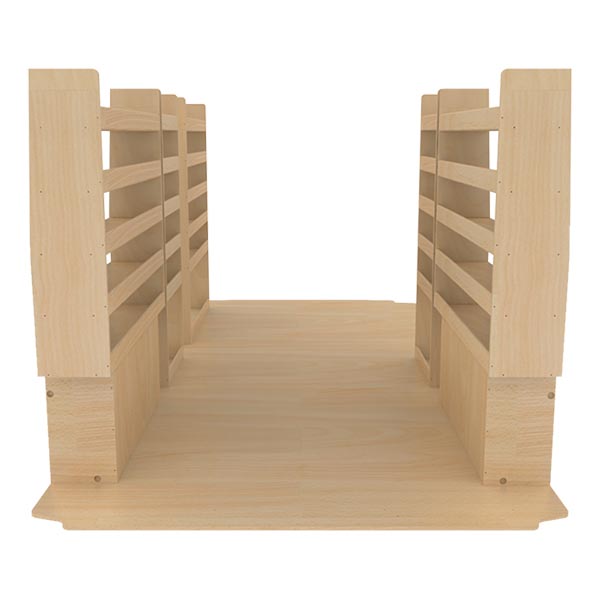 Equipamiento interior madera Optimum Pro en contrachapado bruto équipement pour utilitaire Opel MoVano C 2021 