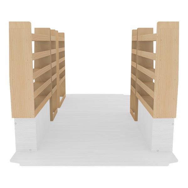 Pack de estanterías de madera équipement pour utilitaire Opel MoVano C 2021 