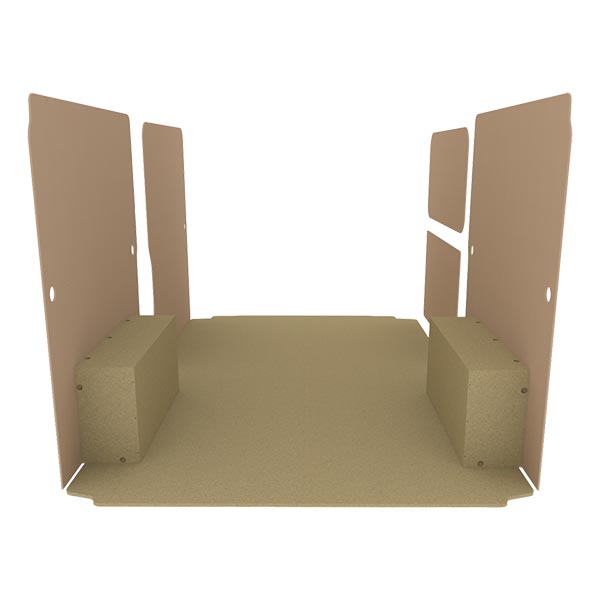 Panelado de madera Essential aglomerado + MDF / Puertas traseras incluidas équipement pour utilitaire Opel MoVano C 2021 