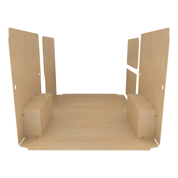 Panelado de madera Pro en contrachapado bruto équipement pour utilitaire Opel MoVano C 2021 