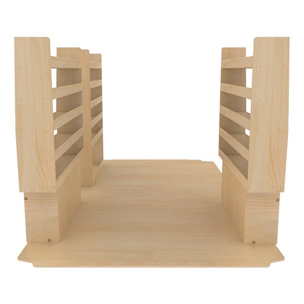 Equipamiento interior madera Optimum Pro en contrachapado bruto équipement pour utilitaire Opel MoVano C 2021 