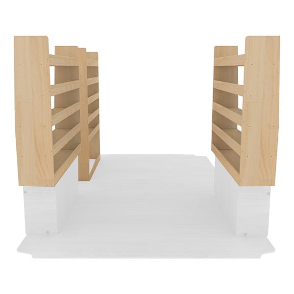 Pack de estanterías de madera équipement pour utilitaire Opel MoVano C 2021 
