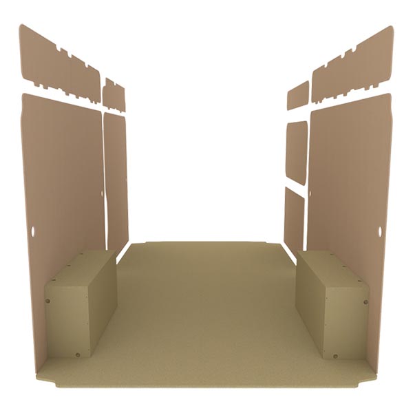 Panelado de madera Essential aglomerado + MDF / Puertas traseras incluidas équipement pour utilitaire Opel MoVano C 2021 