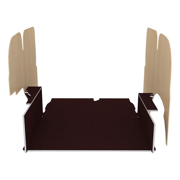 Panelado de madera Premium en contrachapado antideslizante équipement pour utilitaire Renault Kangoo II 2008 