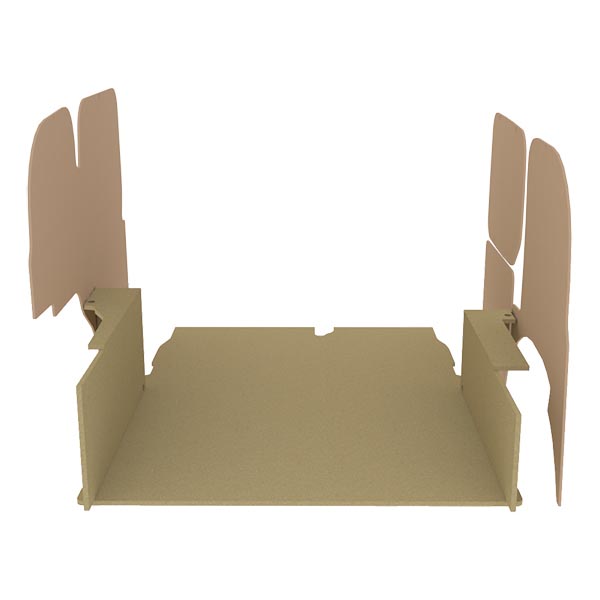 Panelado de madera Essential aglomerado + MDF / Puertas traseras incluidas équipement pour utilitaire Renault Kangoo II 2008 
