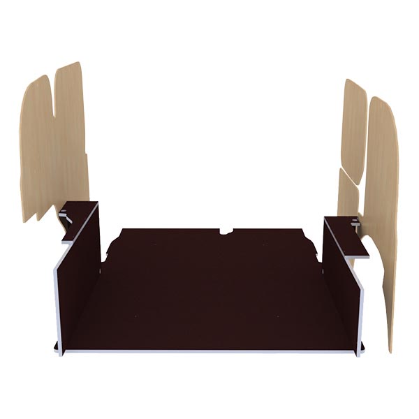 Panelado de madera Premium en contrachapado antideslizante équipement pour utilitaire Renault Kangoo II 2008 