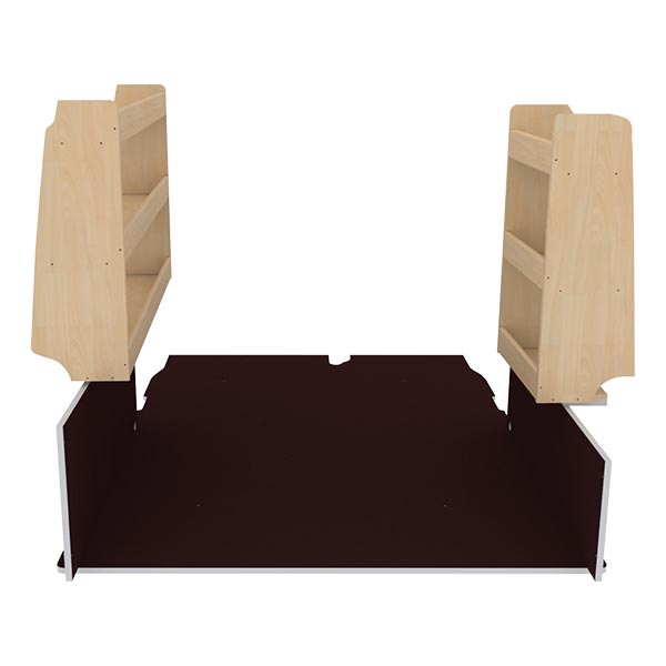 Equipamiento  interior Optimum Premium contrachapado antideslizante équipement pour utilitaire Renault Kangoo II 2008 
