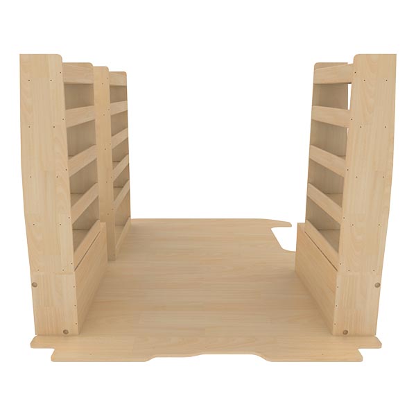Equipamiento interior madera Optimum Pro en contrachapado bruto équipement pour utilitaire Nissan Primastar 2000 