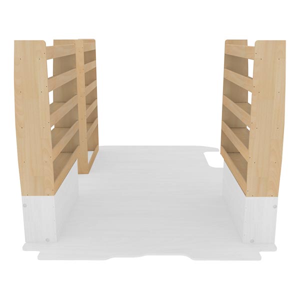 Pack de estanterías de madera équipement pour utilitaire Nissan Primastar 2000 