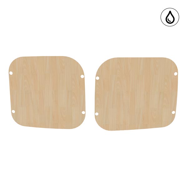 Puertas traseras de contrachapado barnizado équipement pour utilitaire Nissan Primastar 2000 
