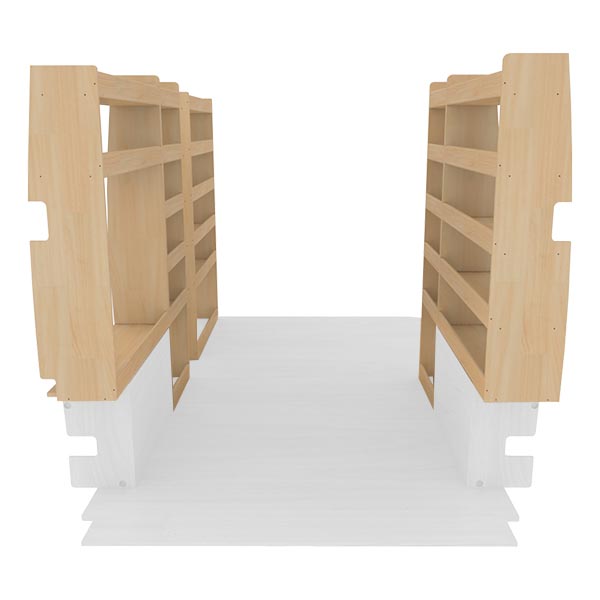 Pack de estanterías de madera équipement pour utilitaire Opel MoVano A 1997 