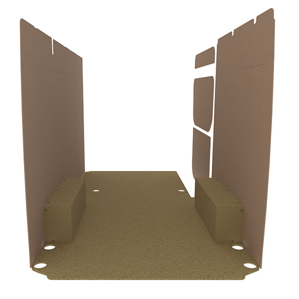 Panelado de madera Essential aglomerado + MDF / Puertas traseras incluidas équipement pour utilitaire Mercedes Sprinter III 2018 
