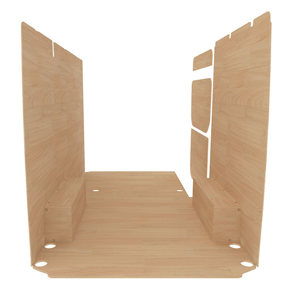 Panelado de madera Pro en contrachapado bruto équipement pour utilitaire Mercedes Sprinter III 2018 