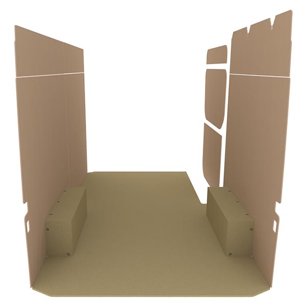 Panelado de madera Essential aglomerado + MDF / Puertas traseras incluidas équipement pour utilitaire Mercedes Sprinter II 2006 