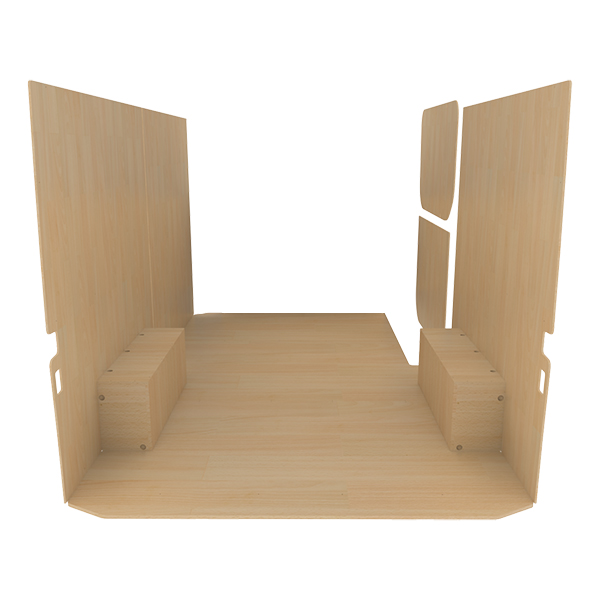 Panelado de madera Pro en contrachapado bruto équipement pour utilitaire Mercedes Sprinter II 2006 