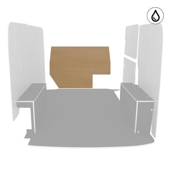 Protector de separador de carga en contrachapado barnizado équipement pour utilitaire Volkswagen Transporter 61 