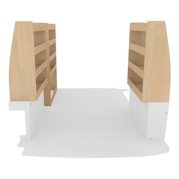 Pack de estanterías de madera équipement pour utilitaire Volkswagen Transporter 61 
