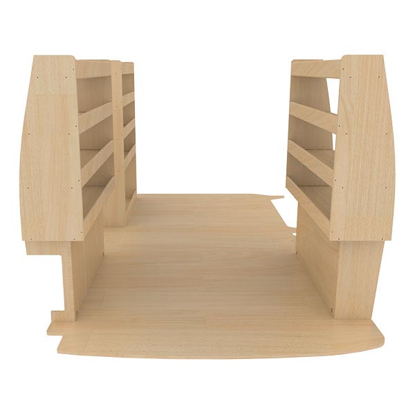Equipamiento interior madera Optimum Pro en contrachapado bruto équipement pour utilitaire Volkswagen Transporter 61 