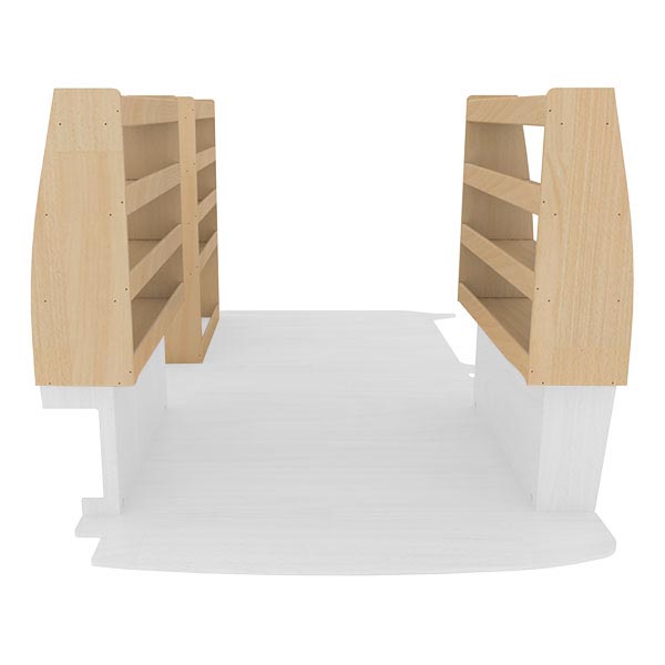 Pack de estanterías de madera équipement pour utilitaire Volkswagen Transporter 61 