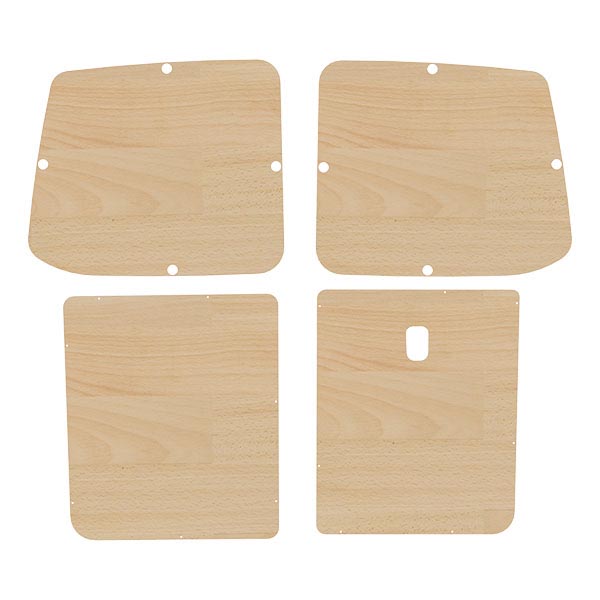 Puertas traseras de contrachapado en bruto équipement pour utilitaire Volkswagen Transporter 61 
