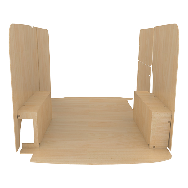 Panelado de madera Pro en contrachapado bruto équipement pour utilitaire Volkswagen Transporter 5 
