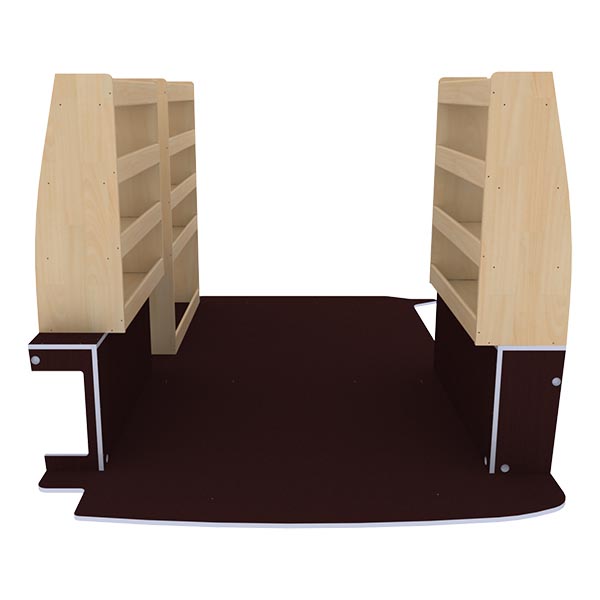Equipamiento  interior Optimum Premium contrachapado antideslizante équipement pour utilitaire Volkswagen Transporter 5 