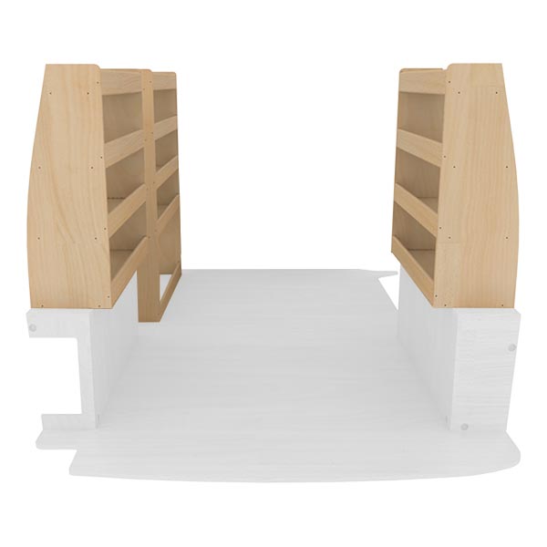 Pack de estanterías de madera équipement pour utilitaire Volkswagen Transporter 5 