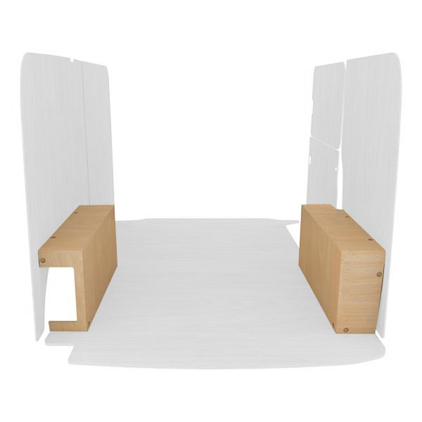 Cubre pasos de rueda de contrachapado en bruto équipement pour utilitaire Volkswagen Transporter 5 
