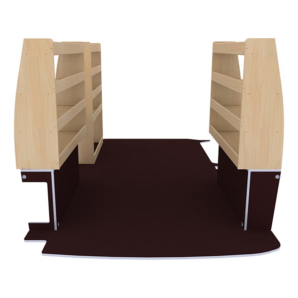Equipamiento  interior Optimum Premium contrachapado antideslizante équipement pour utilitaire Volkswagen Transporter 5 