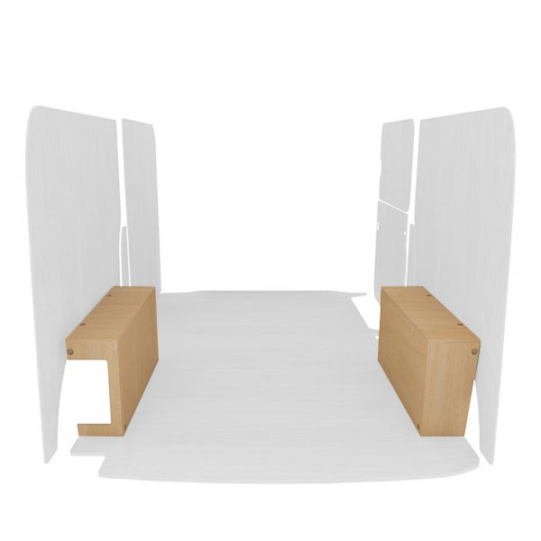 Cubre pasos de rueda de contrachapado en bruto équipement pour utilitaire Volkswagen Transporter 5 