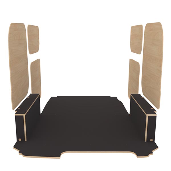 Panelado de madera Premium en contrachapado antideslizante équipement pour utilitaire Nissan NV200 2009 