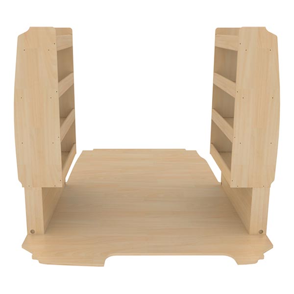 Equipamiento interior madera Optimum Pro en contrachapado bruto équipement pour utilitaire Nissan NV200 2009 