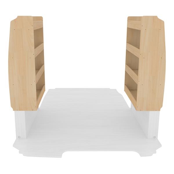 Pack de estanterías de madera équipement pour utilitaire Nissan NV200 2009 