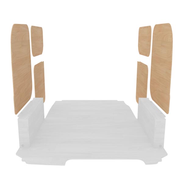Paneles laterales de contrachapado en bruto équipement pour utilitaire Nissan NV200 2009 