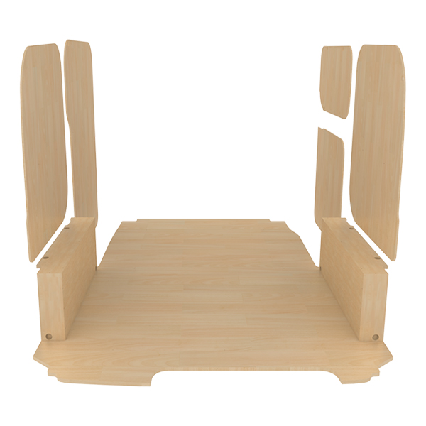 Panelado de madera Pro en contrachapado bruto équipement pour utilitaire Nissan NV200 2009 